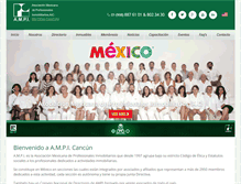 Tablet Screenshot of ampicancun.com